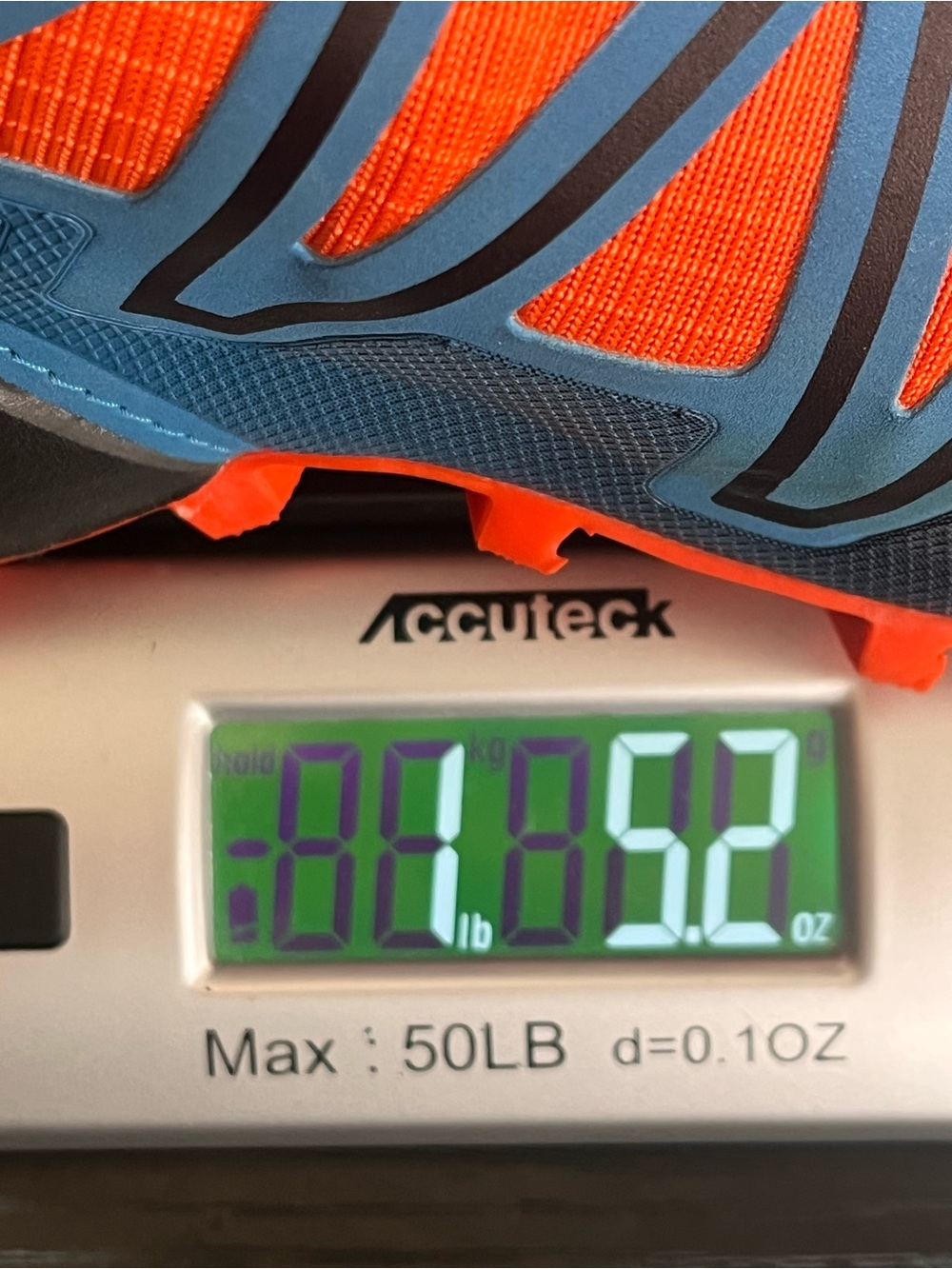 Salomon Speedcross 3 Trail Running Shoes Mens 8/Womens 9.5 Orange Blue Hiking - Picture 10 of 10